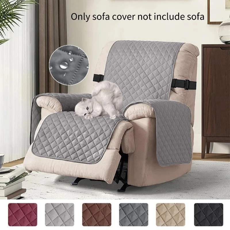 1pc einfarbige Liegestuhl bezug wasser abweisende Anti-Staub-Sessel Schon bezug rutsch feste universelle Anti-Katzen-Kratz-Sofa bezug Image