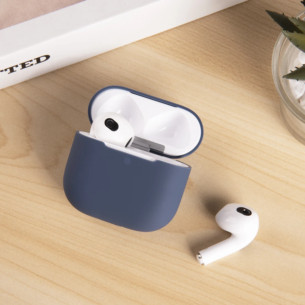 Silikon Kopfhörer Fällen Für Airpods 4 Fall Kopfhörer Fall Schutzhülle Für Apple Airpods 4 4th Gen Coque funda Hülse Capa Image