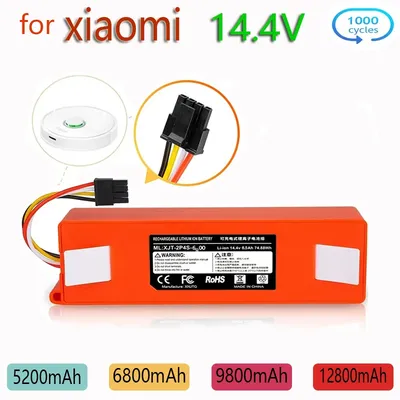 S51 BRR-2P4S-5200D 5200S Kehrmaschinen-Akku oder XIAOMI Roborock S50 S55 T60 Kehr- und Wischroboter-Staubsauger 5200 mAh-12800 mAh Image