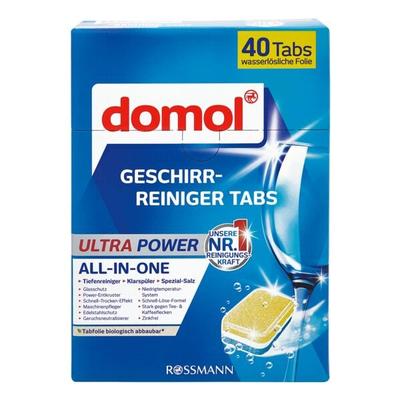 domol Geschirr-Reiniger Tabs »Ultra Power« 40 Stück blau Image