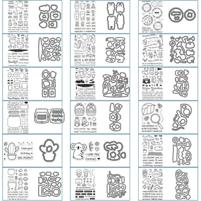 Don't Worry Clear Stamps and Cutting Dies How You Bean? Easter Silicone Stamp For DIY Scrapbooking Decoration Paper Craft Album