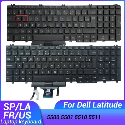 NEW FOR Dell Latitude 5500 5501 5510 5511 US/Spanish/French/Latin laptop keyboard 0M25NK 0XPYPV