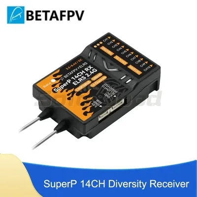 BETAFPV SuperP 14CH Diversity Receiver Adapted RC Model Type Multirotors Fixed-wing aircraft