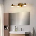Mur LED lampe miroir noir or 3 phares pour salle de bain chambre luminaires maquillage Lustre intérieur décoration Nature éclairage