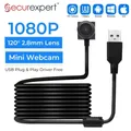 Telecamera CCTV USB grandangolare Mini videocamera USB Full HD 1080P con obiettivo 2.8/3.6mm