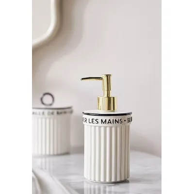 Claudette Glazed Ceramic Soap Pump