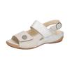 Sandale WALDLÄUFER "HELIETT", Damen, Gr. 8 (42), silber (hellgrau, silberfarben), Nubukleder, Veloursleder, metallic, Basic, Schuhe, Sommerschuh, Klettschuh, Keilabsatz, in Komfortweite H (= sehr weit)