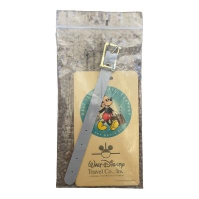 Disney Other | Walt Disney Travel Co Luggage Tag Vintage Mickey Mouse Where The Magic Begins | Color: Tan | Size: Os