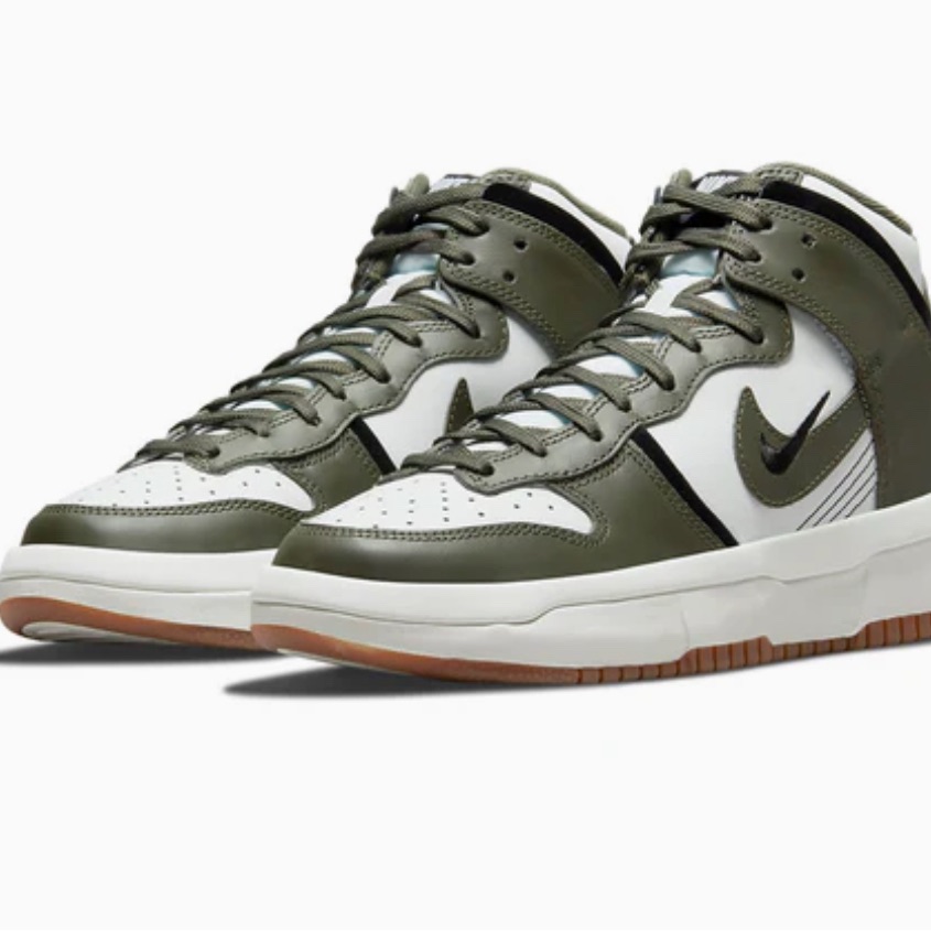 Nike Shoes | Women’s Nike (Wmns) Nike Dunk High Up 'Cargo Khaki' Dh3718-103 | Color: Green/White | Size: 8.5
