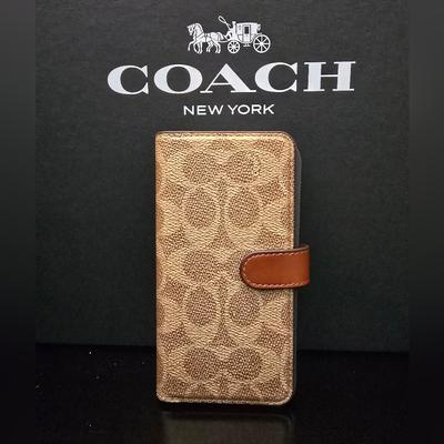 Coach Cell Phones & Accessories | Coach Bnib Samsung S25 Phone Case | Color: Brown/Cream | Size: 5.78"H2.78"W0.28"D