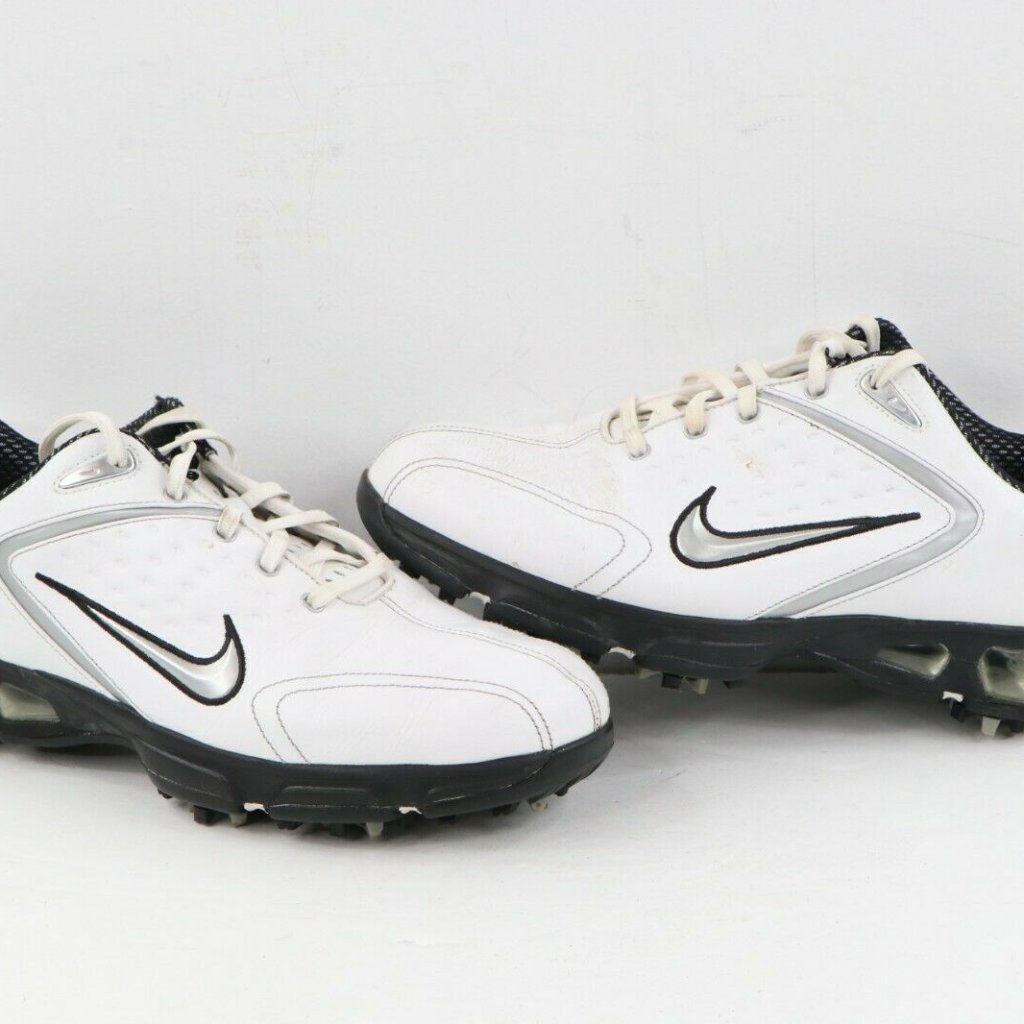 Nike Shoes | Vintage Nike Mens Air Max Rejuvenate Golf Shoes 7 | Color: White | Size: 7