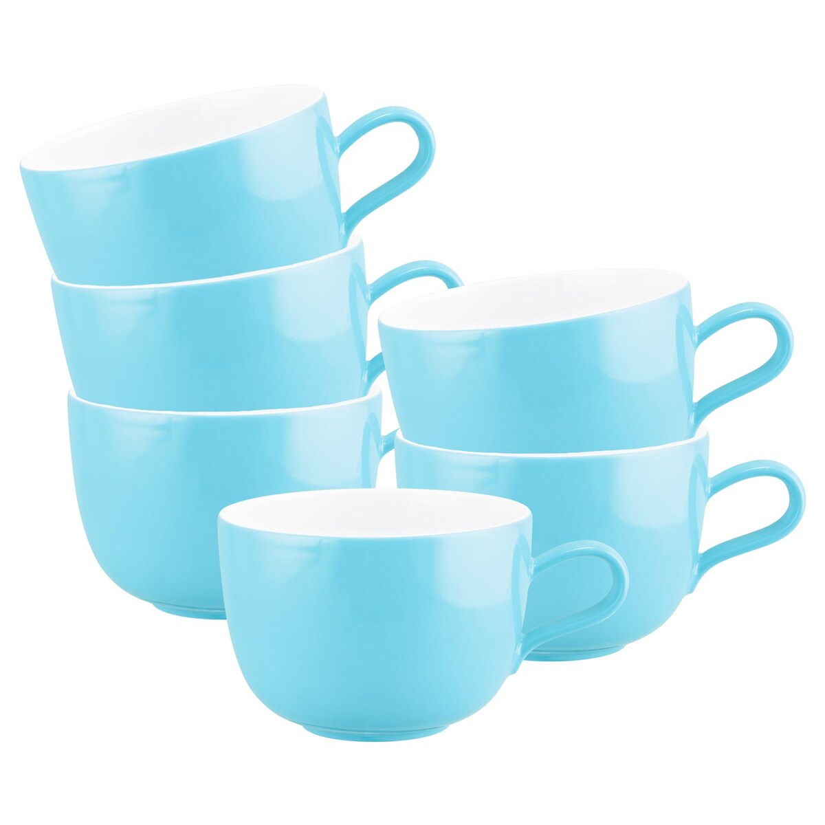 Seltmann Weiden Liberty Pure Colors Milchkaffeetasse 380 ml 6er Set - Lagoon Blue Image