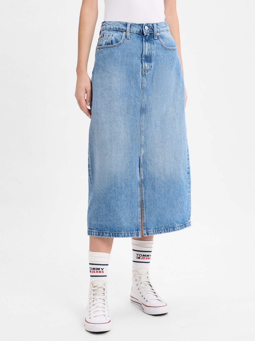 Tommy Hilfiger Jeansrock Damen light stone, 36 Image