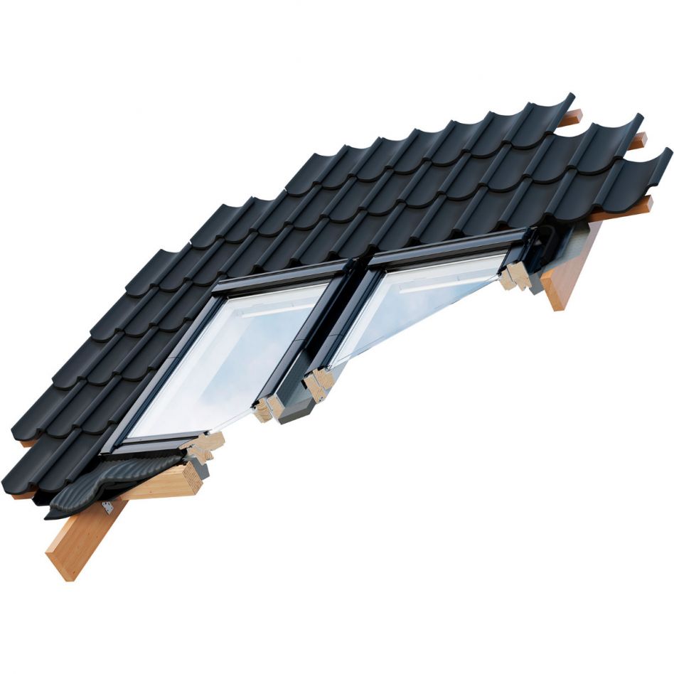 VELUX Kombi-Eindeckrahmen EKW 2021M, 94x160 cm (PK10) Image