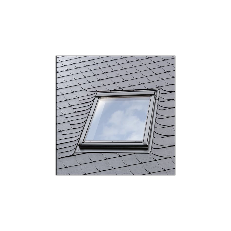 VELUX Eindeckrahmen ES 1000 Schiefer Stehfalz, 65x124 cm (Y35) Image