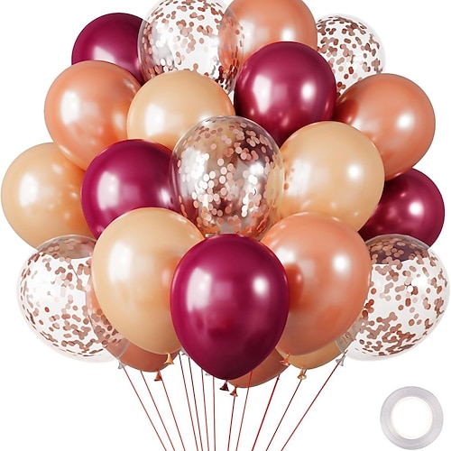 Geburtstagsparty 30-teiliges Ballonset Glitzerballons Happy Birthday mehrere Farben erhältlich Image