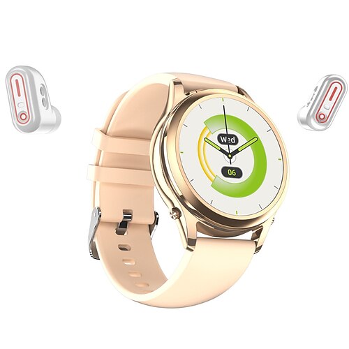 696 X17MINI Smartwatch 1.27 Zoll Smartwatch Fitnessuhr Bluetooth Anruferinnerung Schlaf-Tracker Herzschlagmonitor Kompatibel mit Android iOS Damen Herren Freisprechanrufe Nachrichtenerinnerung Uhren Image