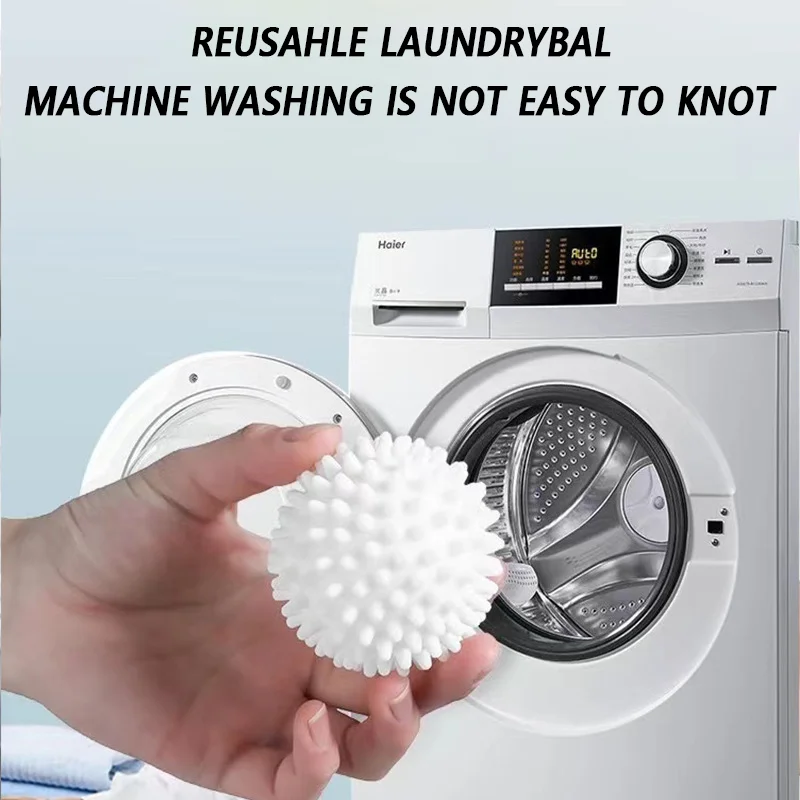 3Pcs PVC Trockner Ball Wiederverwendbare Wäsche Ball Waschmaschine Trocknen Weichspüler Ball für Hause Kleiden Reinigung Werkzeug Accessrices