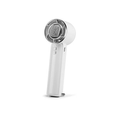 Portable Foldable Handheld Tabletop Fan, Cold Compress Mode, 5-Speed Wind Settings, USB-C Rechargeable, Built-in Carabiner, Anti-Slip Base, Cooling Fan Dual Mode