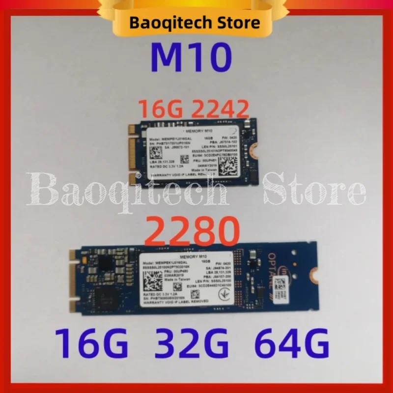 NEUES Original M10 M.2 2280 SSD 32 GB 16 GB PCIe M.2 2242 3.0 3D Xpoint NVMe Internes Solid State Drive für Intel Optane-Speicher Image