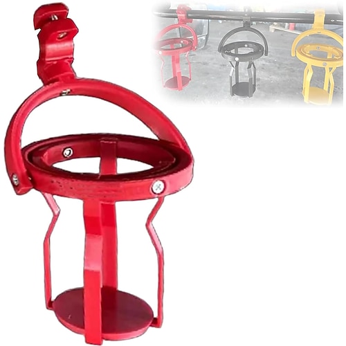 Gyroskopischer Getränkehalter, Gyroskopischer Getränkehalter ohne Verschütten für Traktor, Auto, Fahrrad, Boot, selbstnivellierender Wasserflaschenhalter, verstellbarer Getränkehalter zum Anklipsen Image