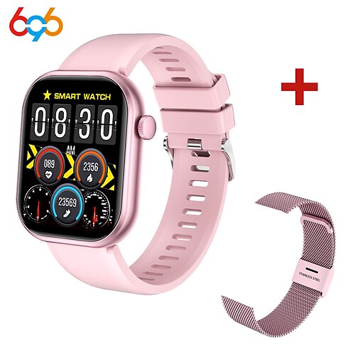 696 G20PRO Smartwatch 2.01 Zoll Smartwatch Fitnessuhr Bluetooth EKG PPG Schrittzähler Anruferinnerung Kompatibel mit Android iOS Damen Herren Freisprechanrufe Nachrichtenerinnerung IP 67 41mm Image
