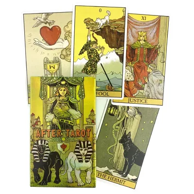 After Tarot Cards Rider Englische Version Oracle-Brettspiel für Familienfeiern Image