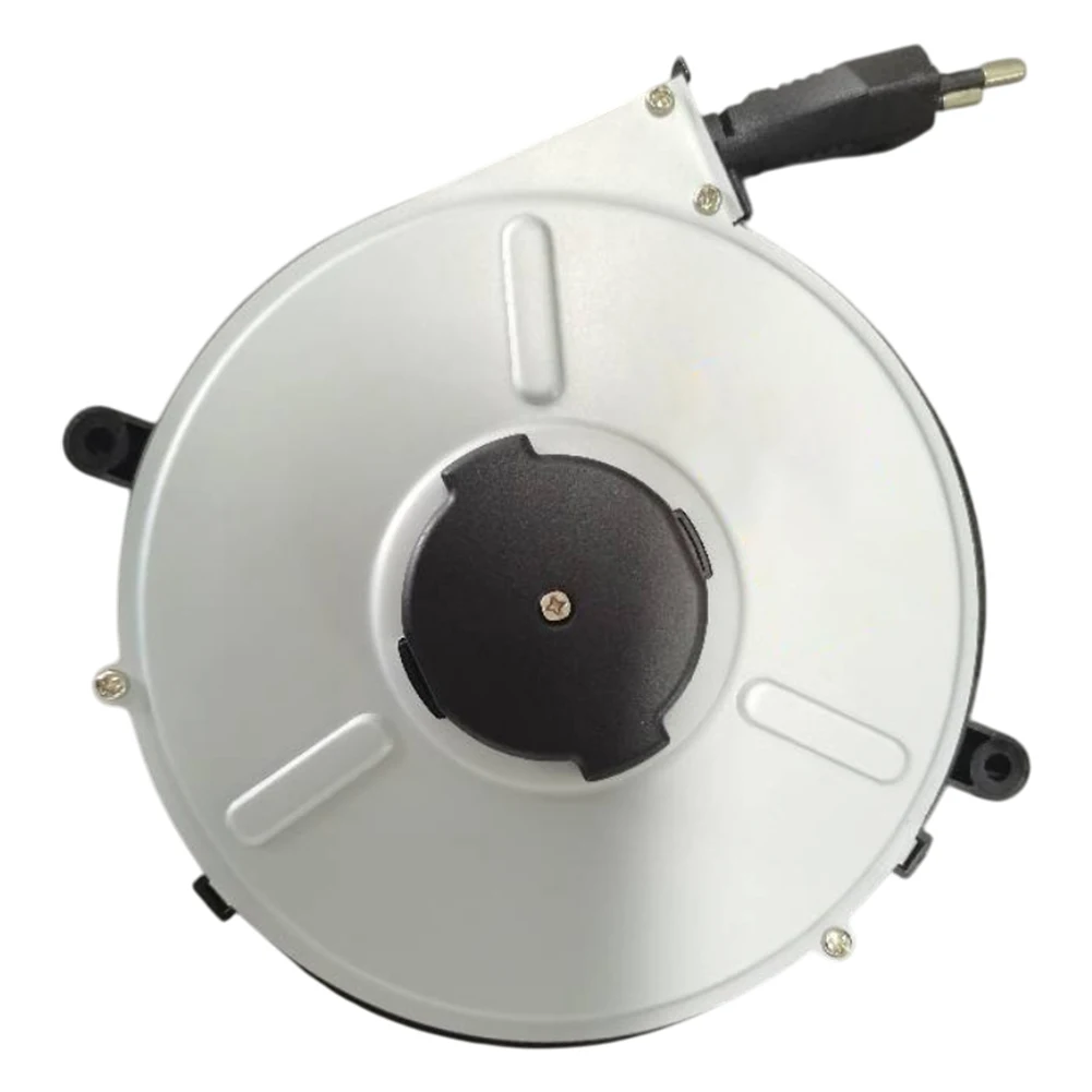 Einziehbare Netzkabeltrommel mit einer Länge von 1 bis 8 m, konzipiert für den Außenbereich, leicht und tragbar für einfachen Transport