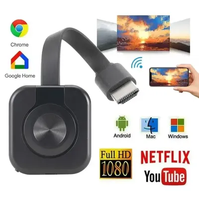 2024 WiFi Empfänger Audio Video Sender Telefon Projektor HDMI Mirroring Screen Display Adapter Für iOS Android PC TV Receiver