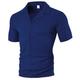 Per uomo Camicia Camicia Estiva Camicia casual Camicia da Spiaggia Camicia con Bottoni Nero Bianco Borgogna Blu marino Kaki Manica Corta Semplice Colletto a Camicia Vacanza Camicia hawaiana