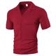Per uomo Camicia Camicia Estiva Camicia casual Camicia da Spiaggia Camicia con Bottoni Nero Bianco Borgogna Blu marino Kaki Manica Corta Semplice Colletto a Camicia Vacanza Camicia hawaiana