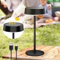 Lampe de bureau solaire étanche, lampe de table, chambre à coucher, camping, deux voies de charge, 3