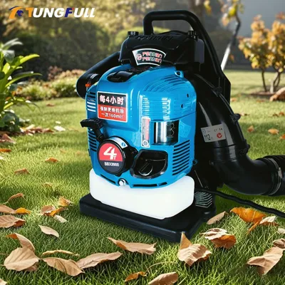 Backpack Petrol Blower 4 stroke Portable Fuel Driven Blower For Snow Clearing Garden Leaf Cleaning Shed Backpack Leaf Blower