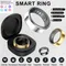 Smart Ring Men Women with Charging Case,Heart Rate Blood Oxygen,Health Sleep Monitor,5ATM Waterproof
