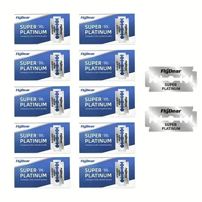 YS00130--100PCS stainless steel material durable barber shaving blade Double Edge Safety Razor Extra Stainless Blades