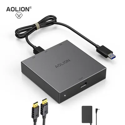 Aolion For PS5 VR2 PC Adapter Psvr2 Computer Converter Connection Kit For Steam Vr Games Game