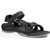 Sandale TEVA "Terra Fi Lite", Gr. 38, schwarz (clbp, city, lights, schwarz, paste), Textil, sportlich, Schuhe Outdoorsandale, mit Klettverschluss