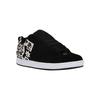 Sneaker DC SHOES "Court Graffik", Gr. 6,5(37,5), schwarz-weiß (schwarz, weiß print), 55.99% Leder, 43.71% Synthetikmaterial, 0.3% TPU, Schuhe