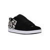 Sneaker DC SHOES "Court Graffik", Gr. 9,5(41), schwarz-weiß (schwarz, weiß print), 55.99% Leder, 43.71% Synthetikmaterial, 0.3% TPU, Schuhe