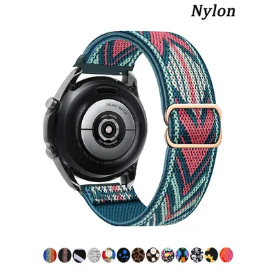 20mm/22mm Band für Amazfit GTS 4/2/2e/3/GTS2 Mini/GTR/4/3/Pro/GTR2/42mm/Stratos Nylon elastische Uhr Image