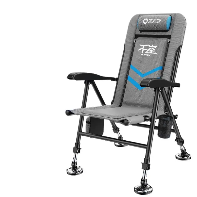 캠핑이킹aniya자 Neuer europäischer, zusammenklappbarer, tragbarer, multifunktionaler Angelstuhl Image