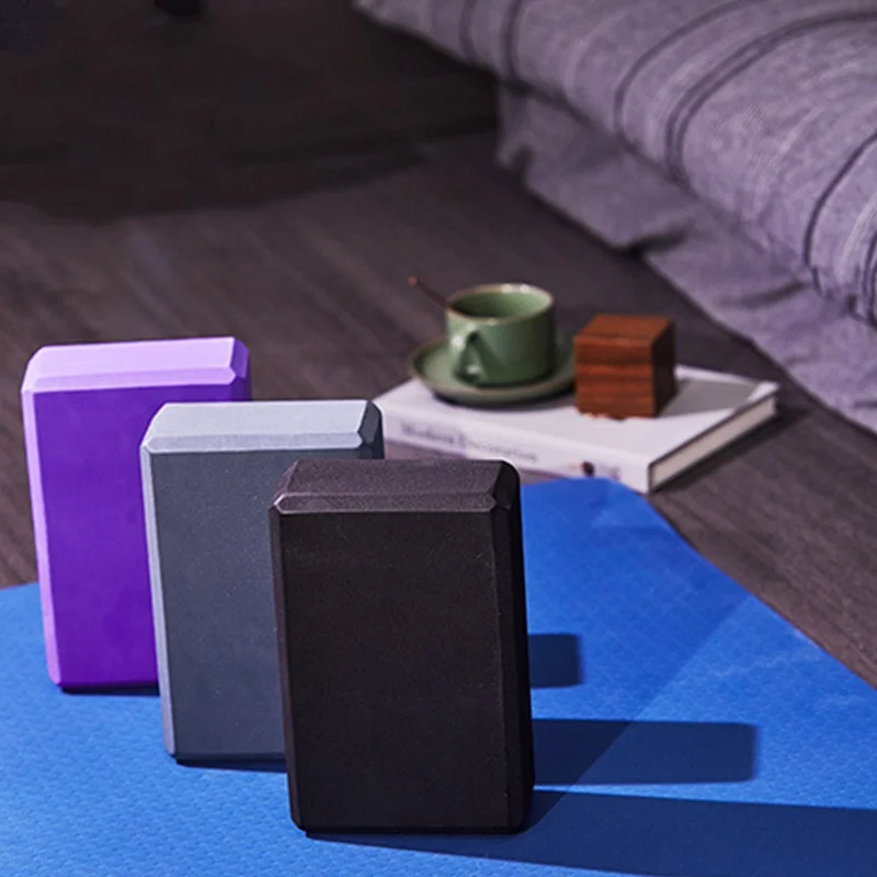 Yoga Building Blocks Cubes Pilates Bricks Reinforcement Mats Sports Yoga Supplies Exercise Home Exercise Equipment Fitness Eva