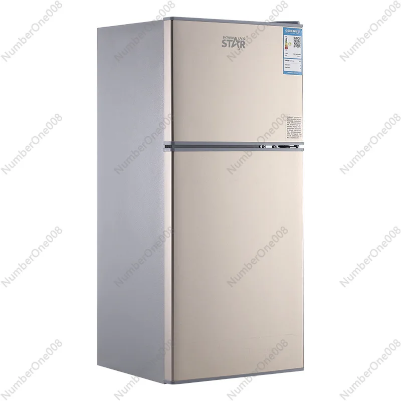 Haushaltskühlschrank mit echter Kapazität, 60 l, kleiner Netzgeschmack, gekühlter und gefrorener Doppeltür-Kühlschrank Image