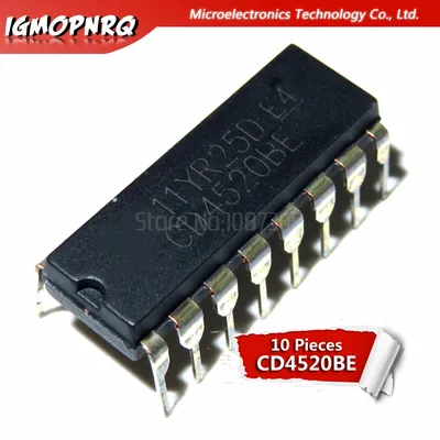 10 Stück cd4520be dip16 cd4520 dip-16 cd4520bd dip Image