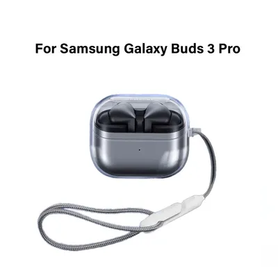 Transparent Earphone Case For Samsung Galaxy Buds 3 Pro Cases Soft Silicone Clear Headphone Cover For Samsung Galaxy Buds 3Pro