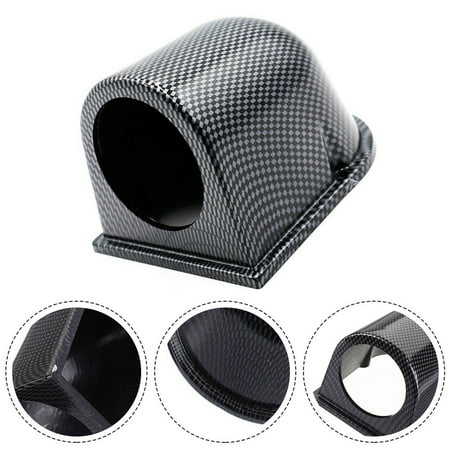 Carbon Fiber 52mm Gauge Dash Mount Pod Holder for Car