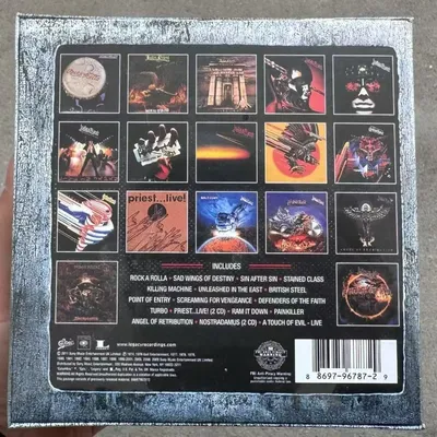 19CD Collection Gift Box Music CD The Most Influential British Band in The World Heavy Metal Band Metal God Complete Collection