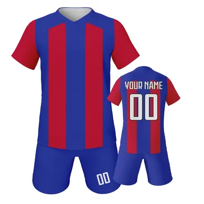 Personalized Kids Soccer Jersey Set Custom Name Number Soccer Kit Boys Girls Youth Team Soccer