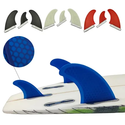 T1 Size Tri Fins Honeycomb Carbon Surfboard Fins UPSURF FCS 2 Fins For Sup Accessories Thruster