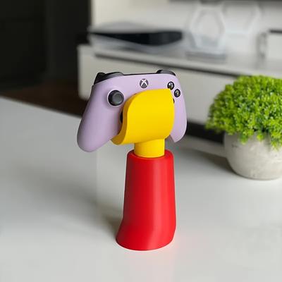 TEMU Creative Building Blocks Game Controller Stand - Compatible With Ps5, Ps4, & For For Switch - Ideal Desk Organizer For And Tech Enthusiasts, Perfect Gift Image